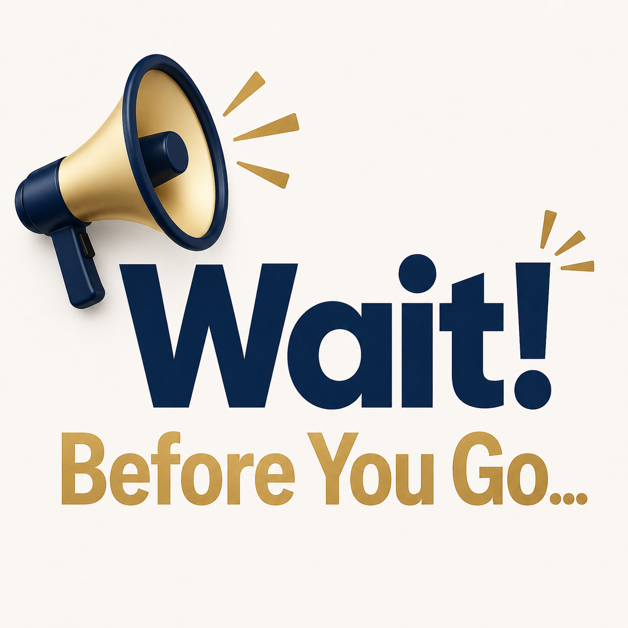 Before you go!